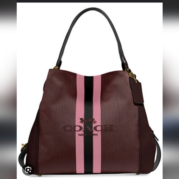 Coach Handbags - Coach HORSE AND CARRIAGE JACQUARD EDIE 31 SHOULDER BAG